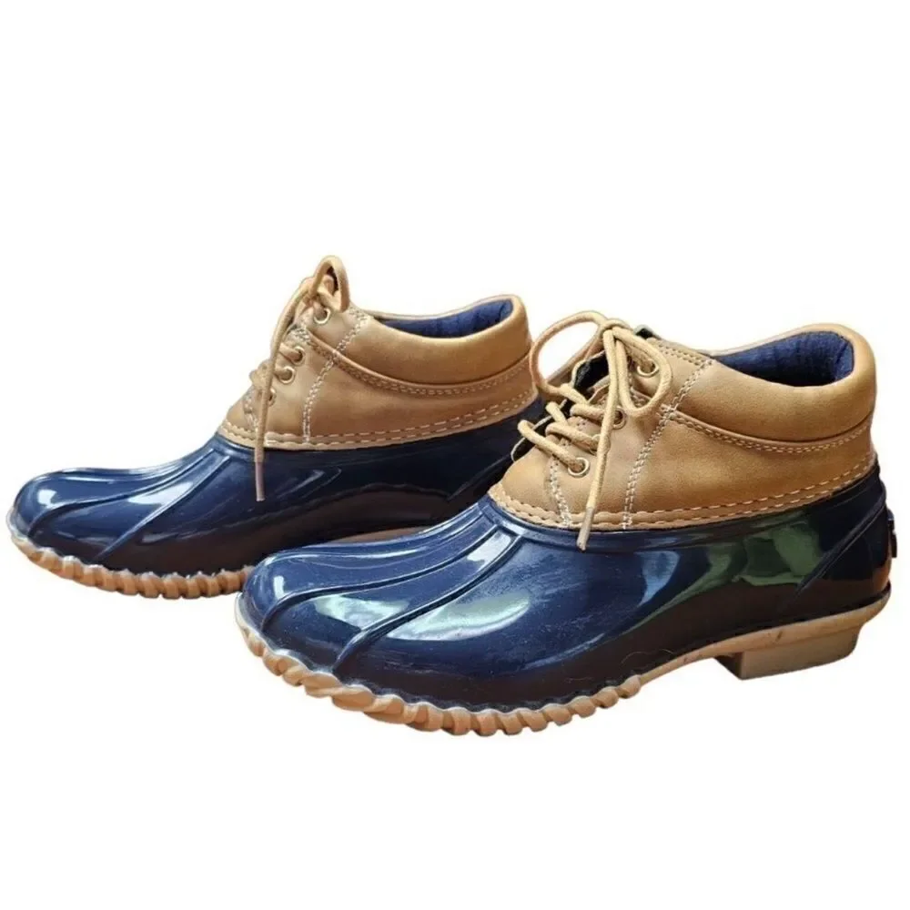 Tommy Hilfiger Rain Snow TWHEAT-T  Boots Low Cut Blue Size 6 M